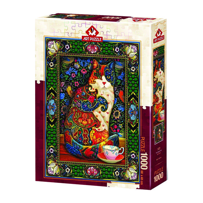 پازل 1000 تکه آرت پازل مدل the royal cat كد 5216